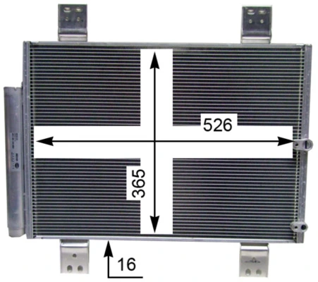 Chłodnica klimatyzacji Mahle Original AC824000S cena, od 183,77 USD