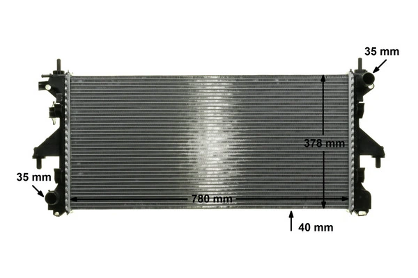 Chłodnica silnika Mahle Original CR887000P