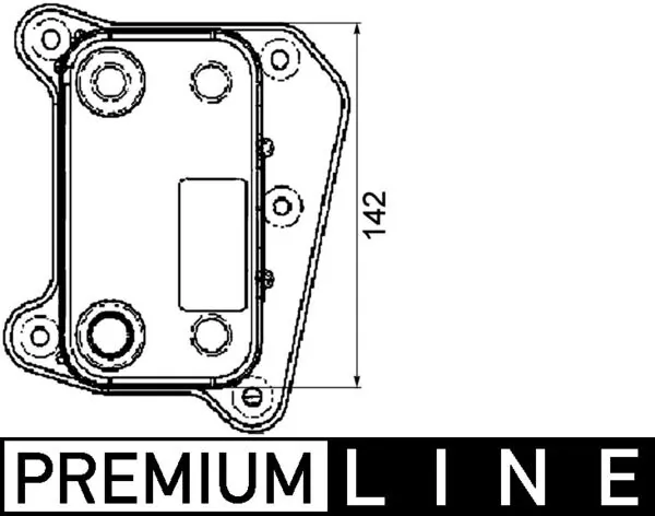 CLC38000P Mahle Original Chłodnica oleju