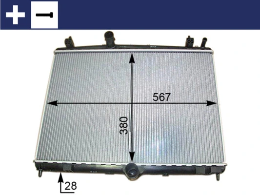 CR2113000S Mahle Original Chłodnica silnika