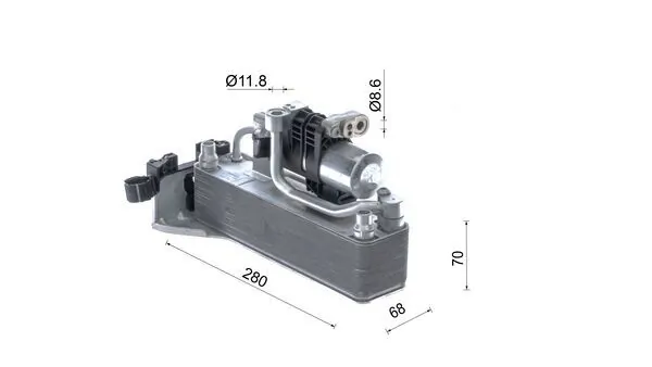 Chłodnica klimatyzacji Mahle Original AC1119000S