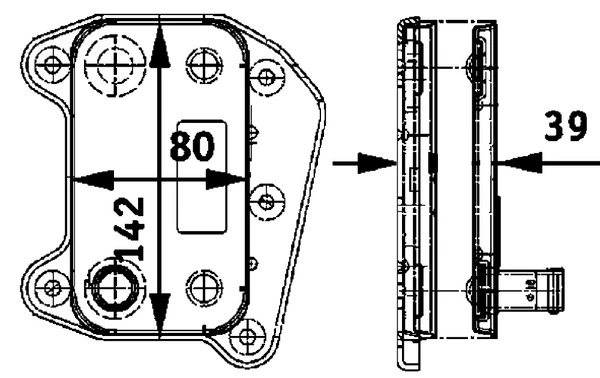 CLC52000P Mahle Original Chłodnica oleju