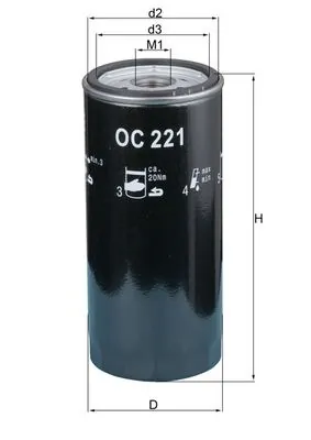 OC221 Mahle Original