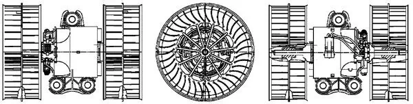 Silniczek wentylatora nagrzewnicy (ogrzewacza wnętrza) Mahle Original AB40000P cena, od 77,13 USD