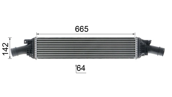 CI170000P Mahle Original Chłodnica intercoolera