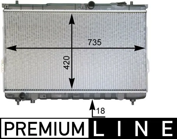 CR1299000P Mahle Original Chłodnica silnika