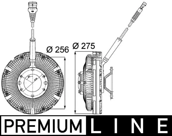 CFC97000P Mahle Original Sprzęgło wiskotyczne wentylatora chłodzenia
