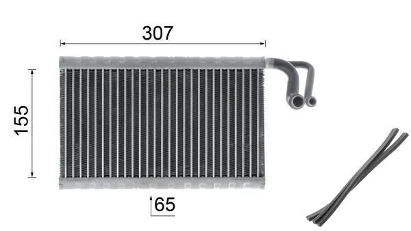 AE68000P Mahle Original Parownik klimatyzacji