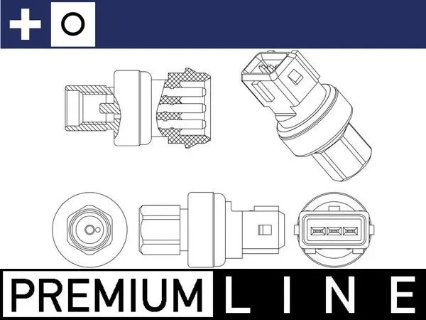 ASE14000P Mahle Original Czujnik ciśnienia bezwzględnego klimatyzacji