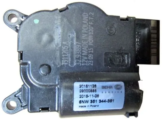 Do koszyka Silniczek klapy nagrzewnicy Volkswagen Touran II 1T3