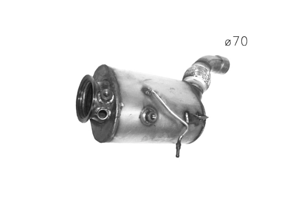 Filtr cząstek stałych układu wydechowego BMW 3 E90