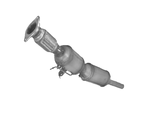 Filtr cząstek stałych układu wydechowego do Renault Kangoo KW0, KW1