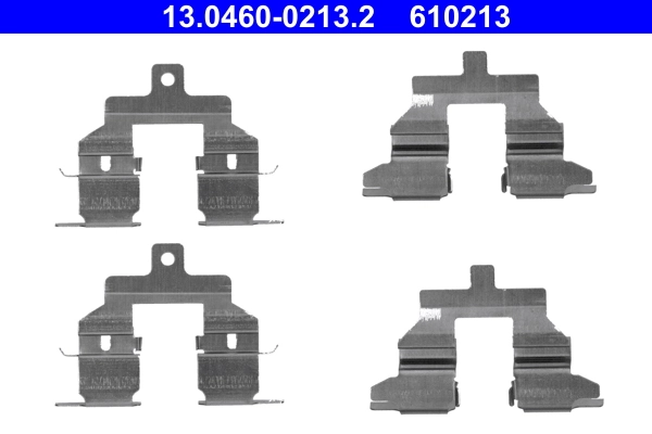 Zestaw sprężyn do mocowania tylnych klocków tarczowych Toyota D4080JA01A cena, od 9,13 USD