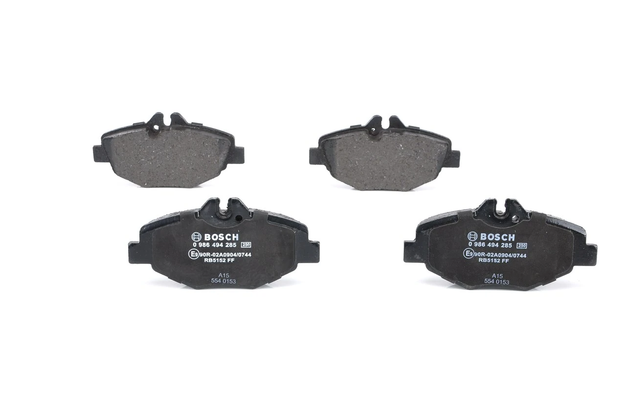 Do koszyka 0986494285 Bosch Klocki hamulcowe przednie tarczowe