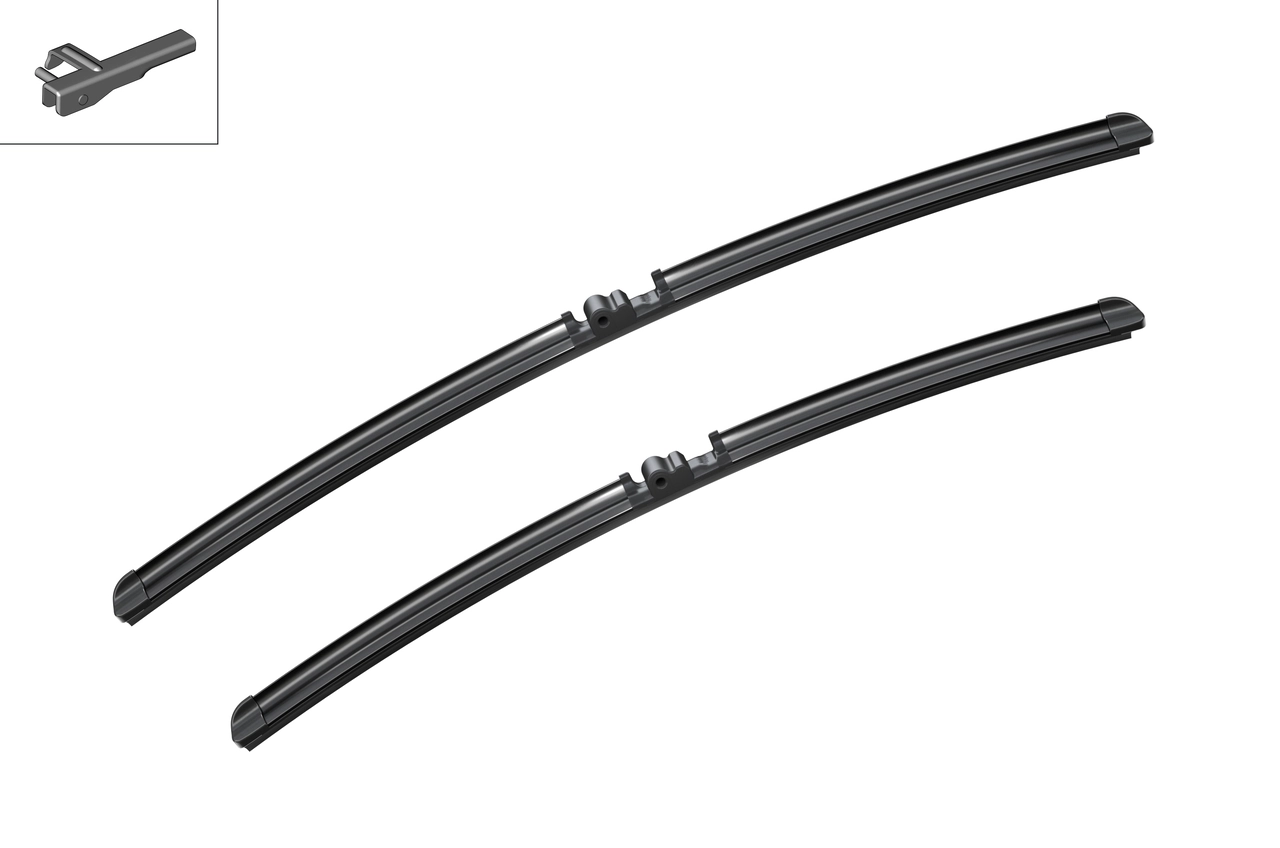 Do koszyka Pióro wycieraczki szyby przedniej, zestaw (2 szt.) Volkswagen Phaeton I 3D1, 3D2, 3D3, 3D4, 3D6, 3D7, 3D8, 3D9