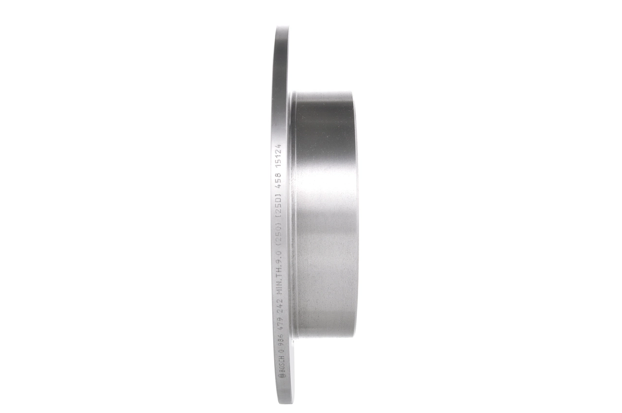 Do koszyka 0986479242 Bosch Tarcza hamulcowa tylna