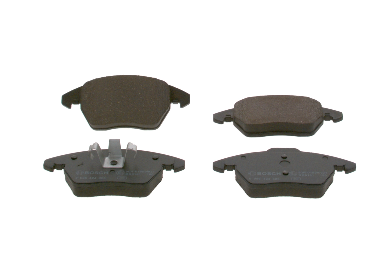 Klocki hamulcowe przednie tarczowe Bosch 0986424825 cena, od 31,84 USD