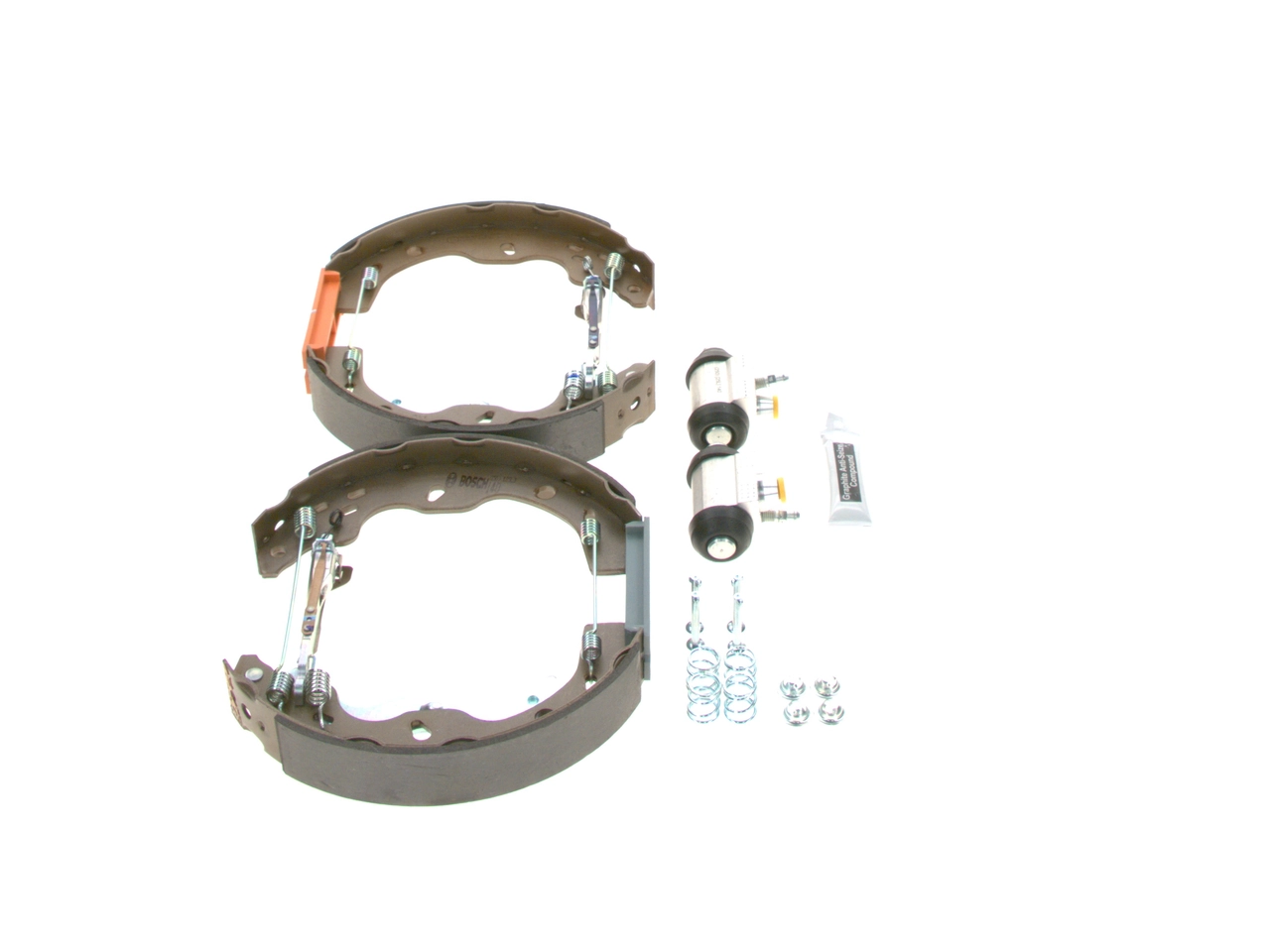 Klocki hamulcowe tylne bębnowe, kompletne z cylindrami, zestaw Bosch 0204114678 cena, od 118,07 USD