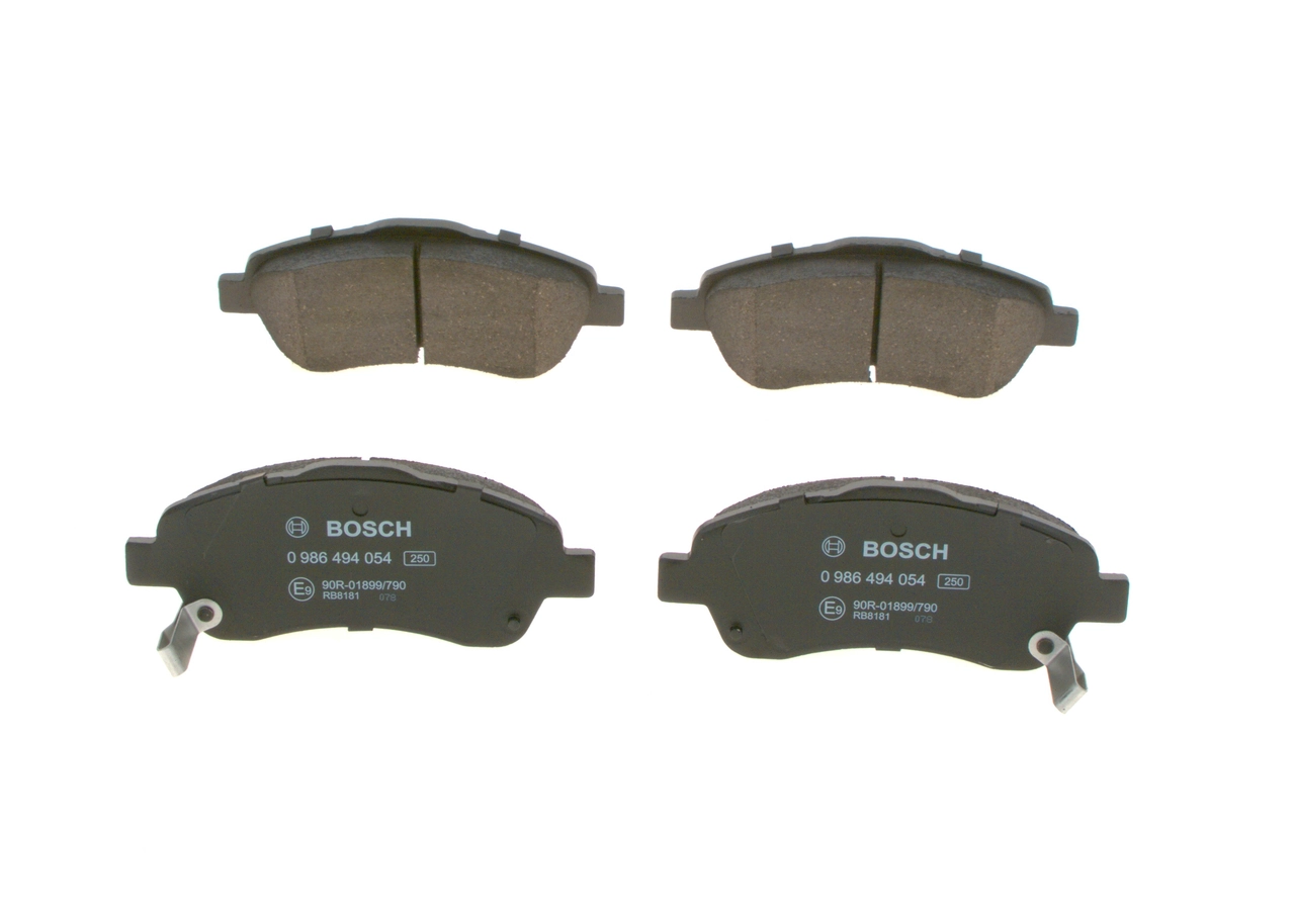 Do koszyka 0986494054 Bosch Klocki hamulcowe przednie tarczowe