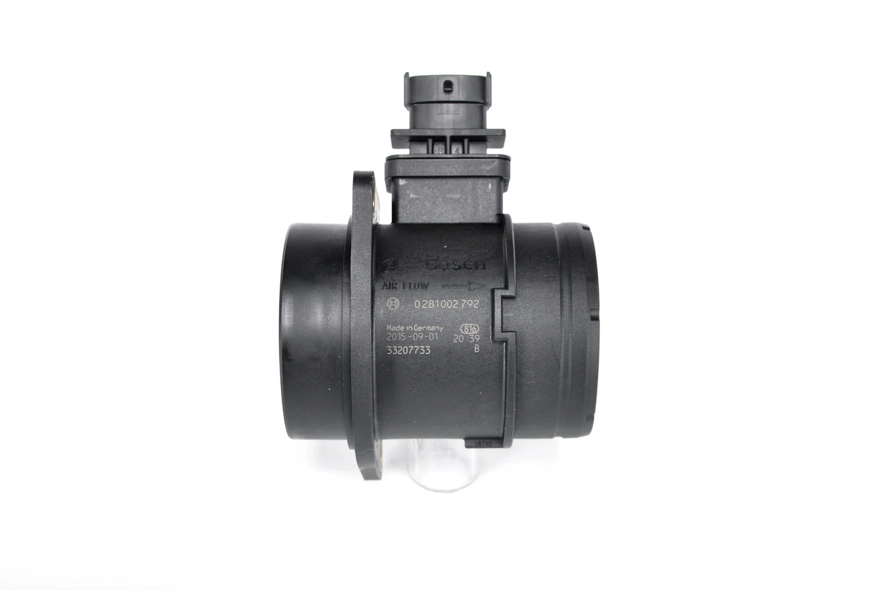 Czujnik przepływu powietrza, przepływomierz powietrza M.A.F. 0281002792 Bosch