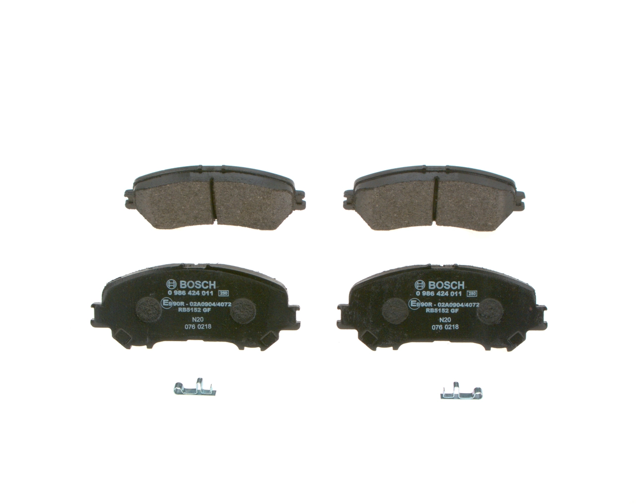 Klocki hamulcowe przednie tarczowe Bosch 0986424011 cena, od 26,51 USD