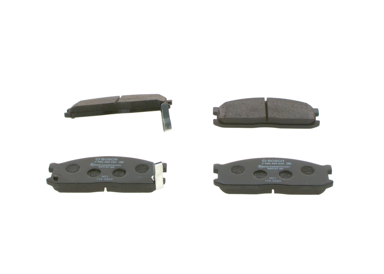 Klocki hamulcowe przednie tarczowe 0K60A3328Z Hyundai/Kia