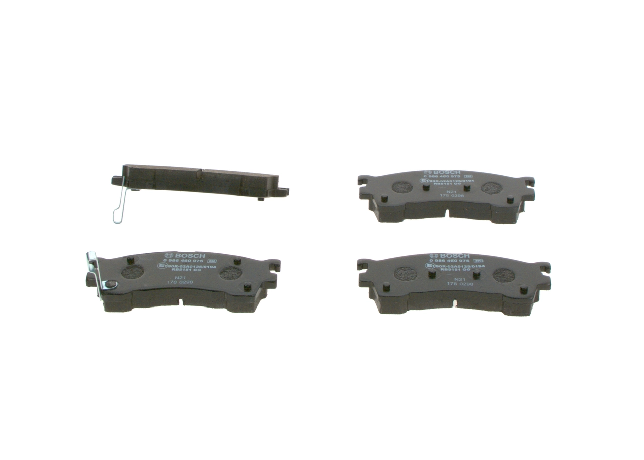 Klocki hamulcowe przednie tarczowe Bosch 0986460975 cena, od 26,73 USD