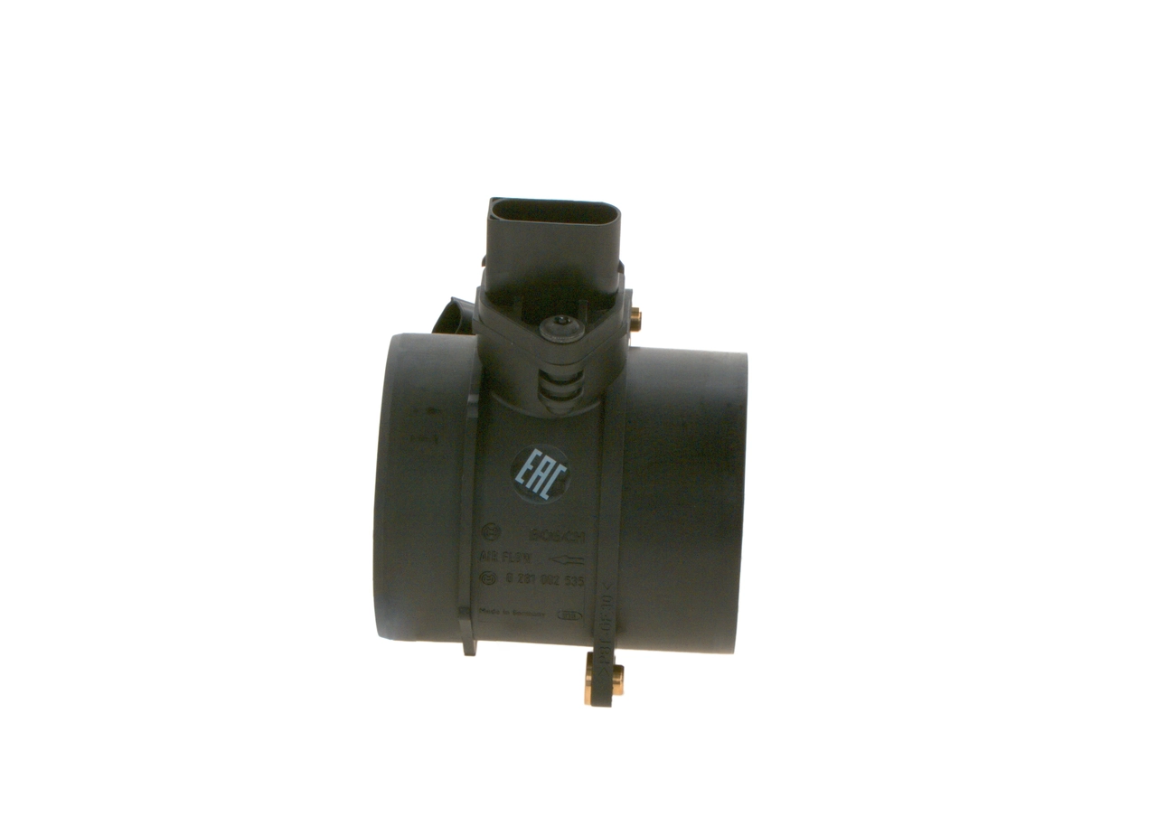 Czujnik przepływu powietrza, przepływomierz powietrza M.A.F. 0281002535 Bosch