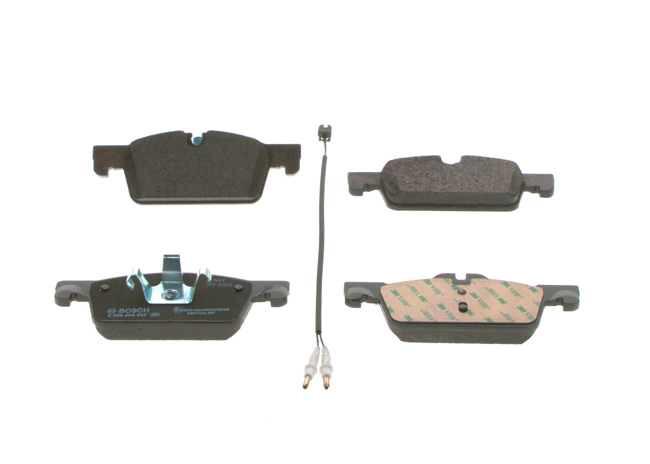 0986494527 Bosch Klocki hamulcowe przednie tarczowe