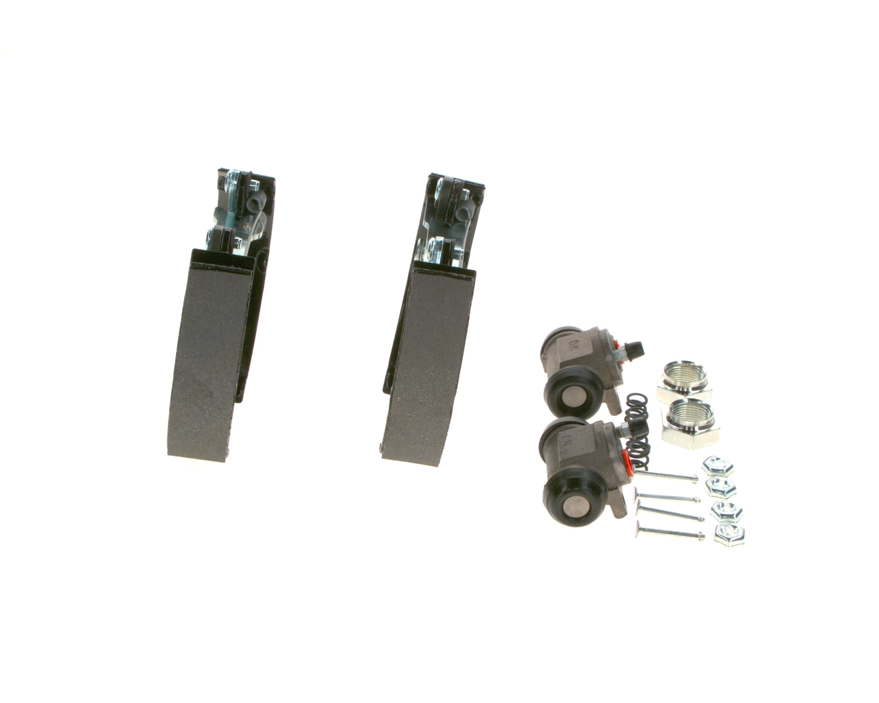 Klocki hamulcowe tylne bębnowe, kompletne z cylindrami, zestaw Bosch 0204114027 cena, od 112,35 USD