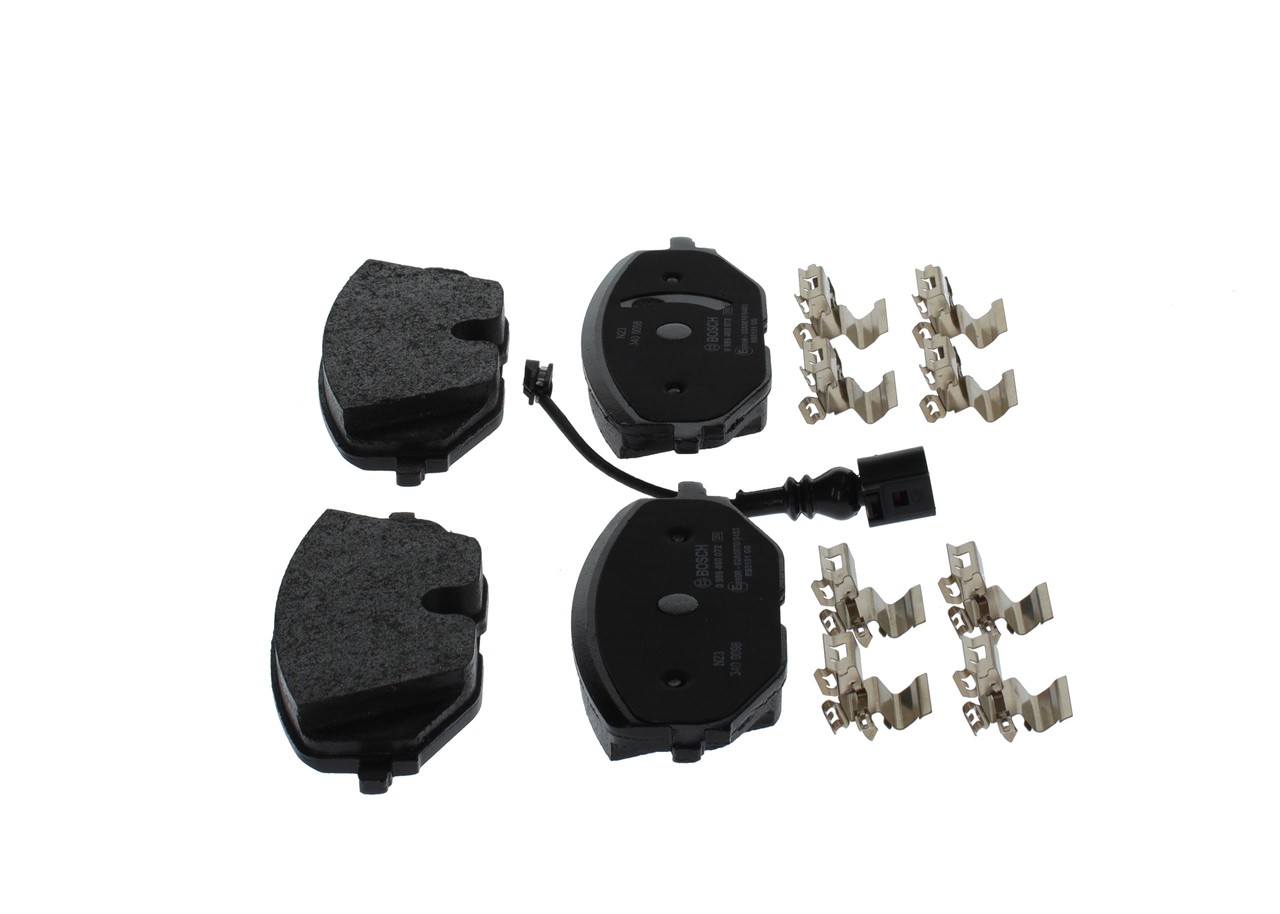 Do koszyka 0986460072 Bosch Klocki hamulcowe przednie tarczowe