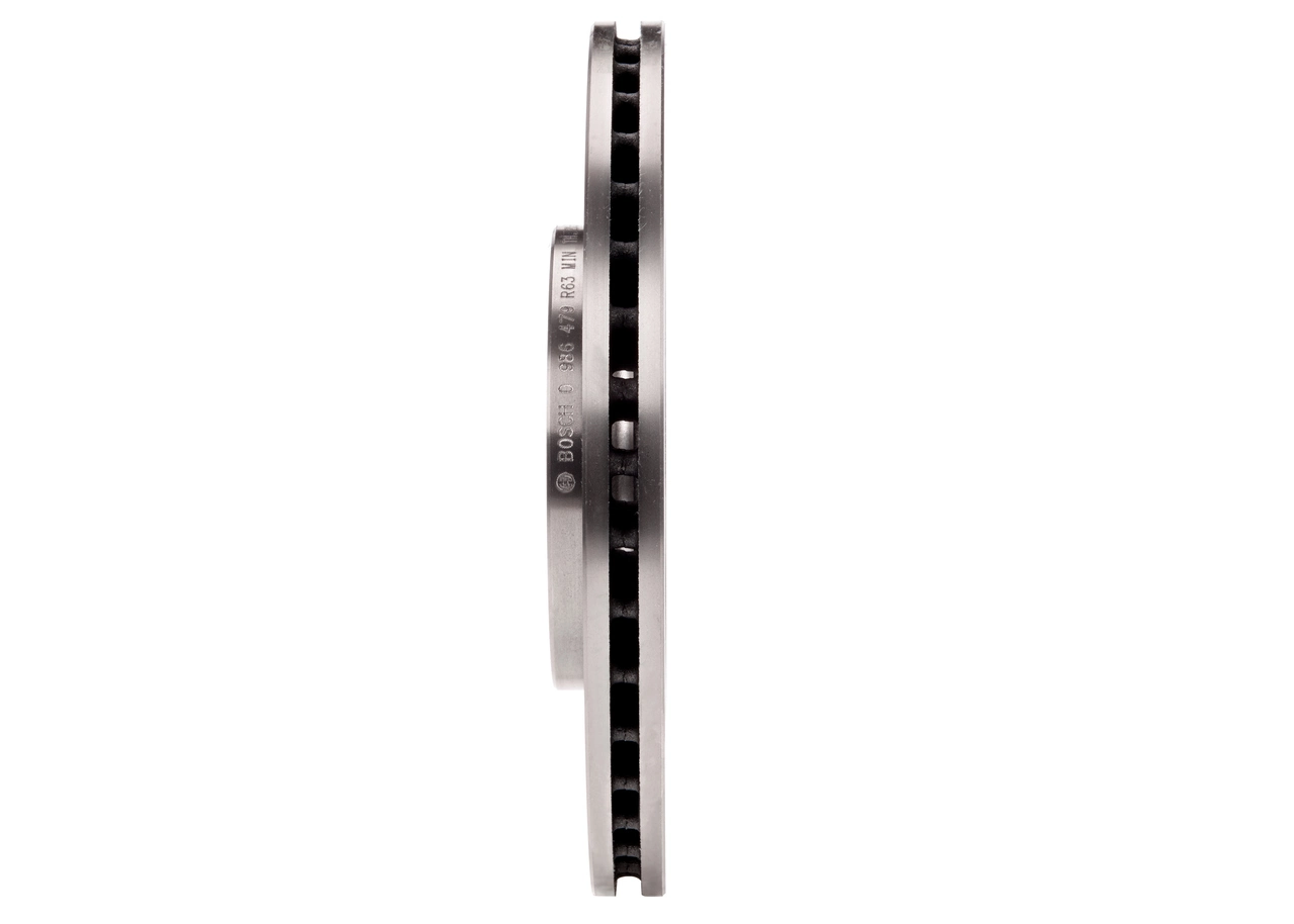 Do koszyka 0986479R63 Bosch Tarcza hamulcowa przednia