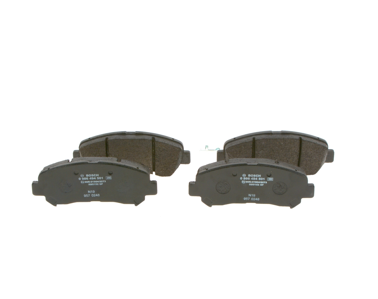 Klocki hamulcowe przednie tarczowe Bosch 0986494501 cena, od 26,72 USD