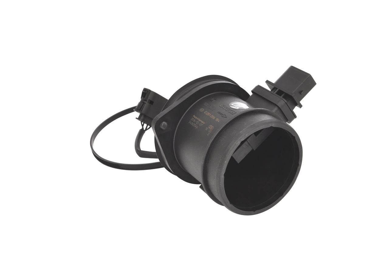 Czujnik przepływu powietrza, przepływomierz powietrza M.A.F. 0281006184 Bosch