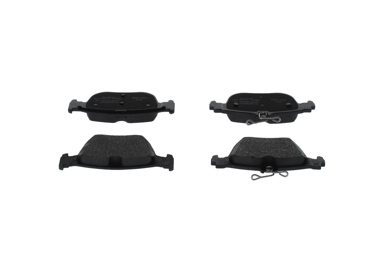 Do koszyka 0986460083 Bosch Okładziny (klocki) do hamulców tarczowych tylne