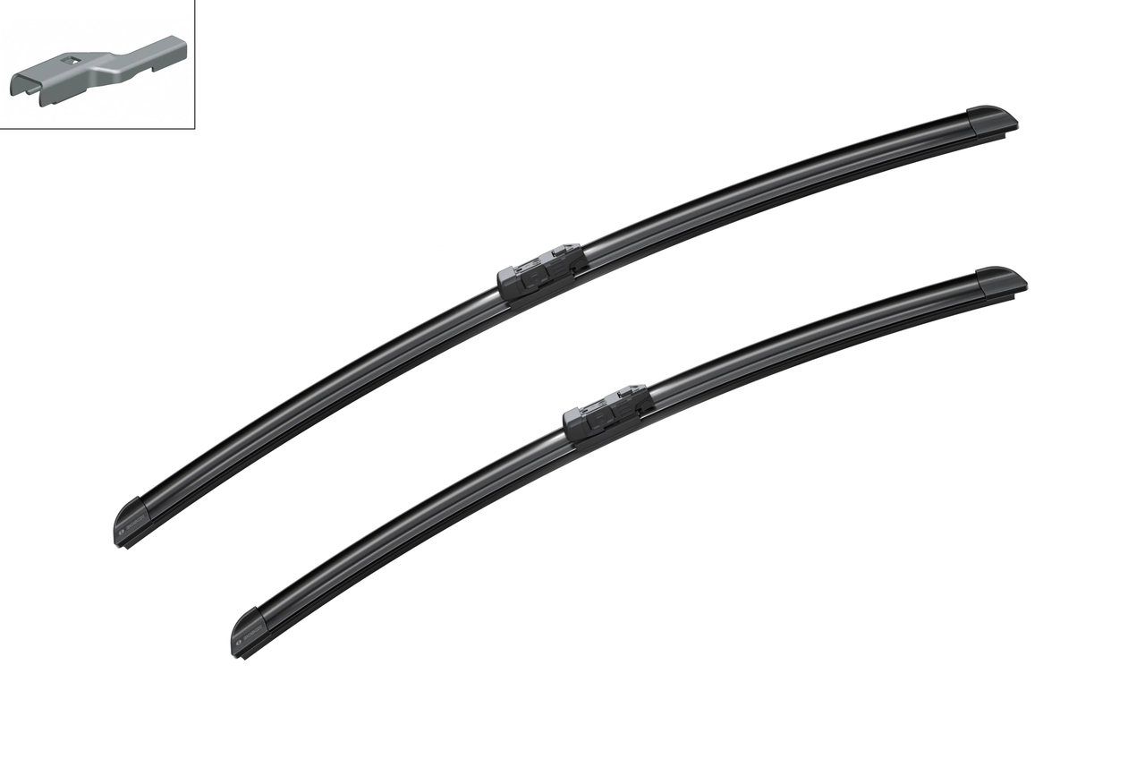 Do koszyka 3397007854 Bosch Pióro wycieraczki szyby przedniej, zestaw (2 szt.)