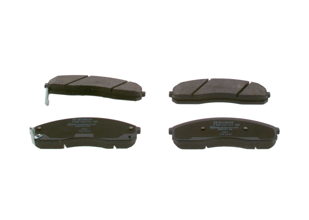 Klocki hamulcowe przednie tarczowe Bosch 0986424714 cena, od 33,87 USD