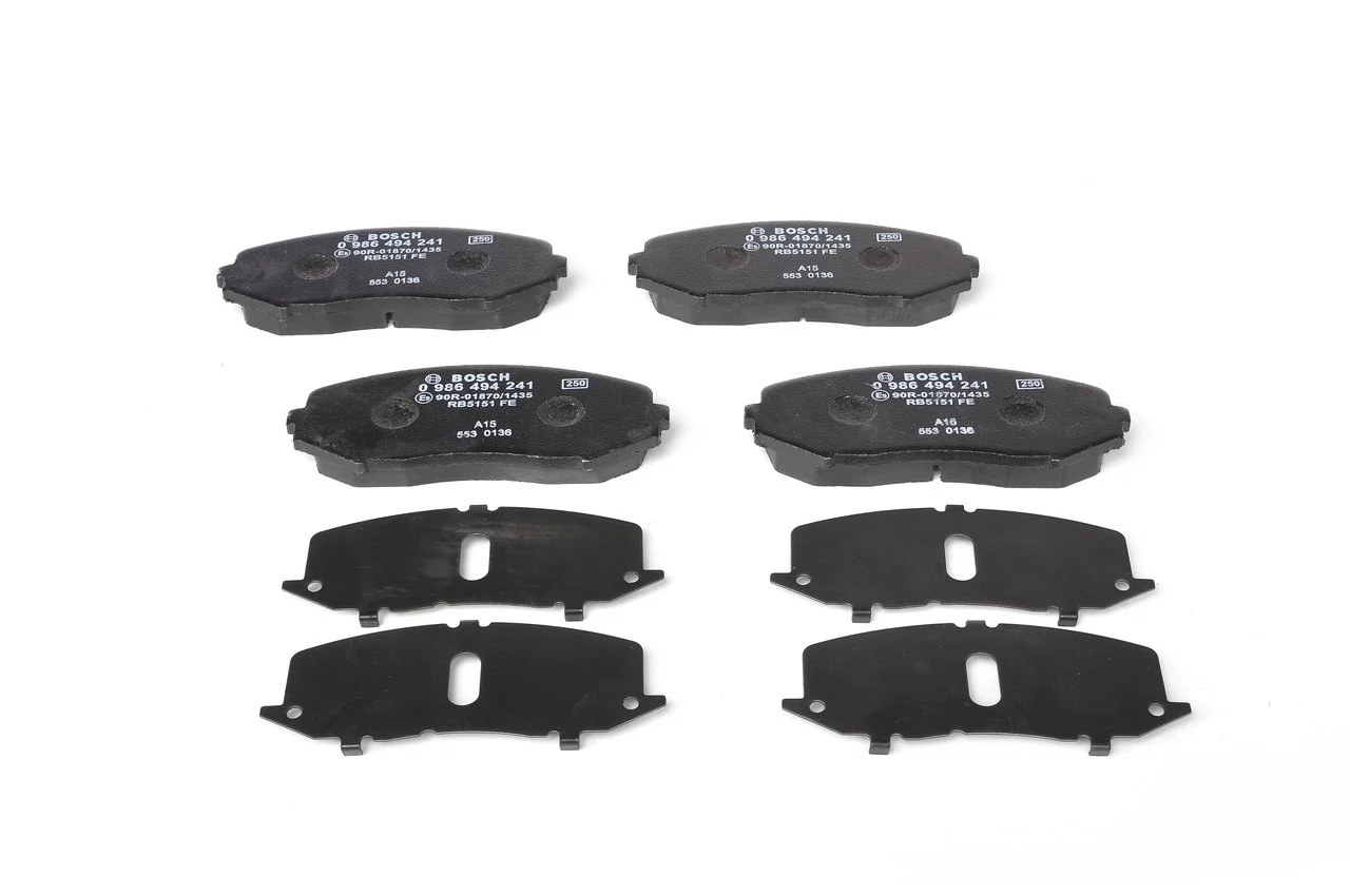 Klocki hamulcowe przednie tarczowe Bosch 0986494241 cena, od 26,39 USD