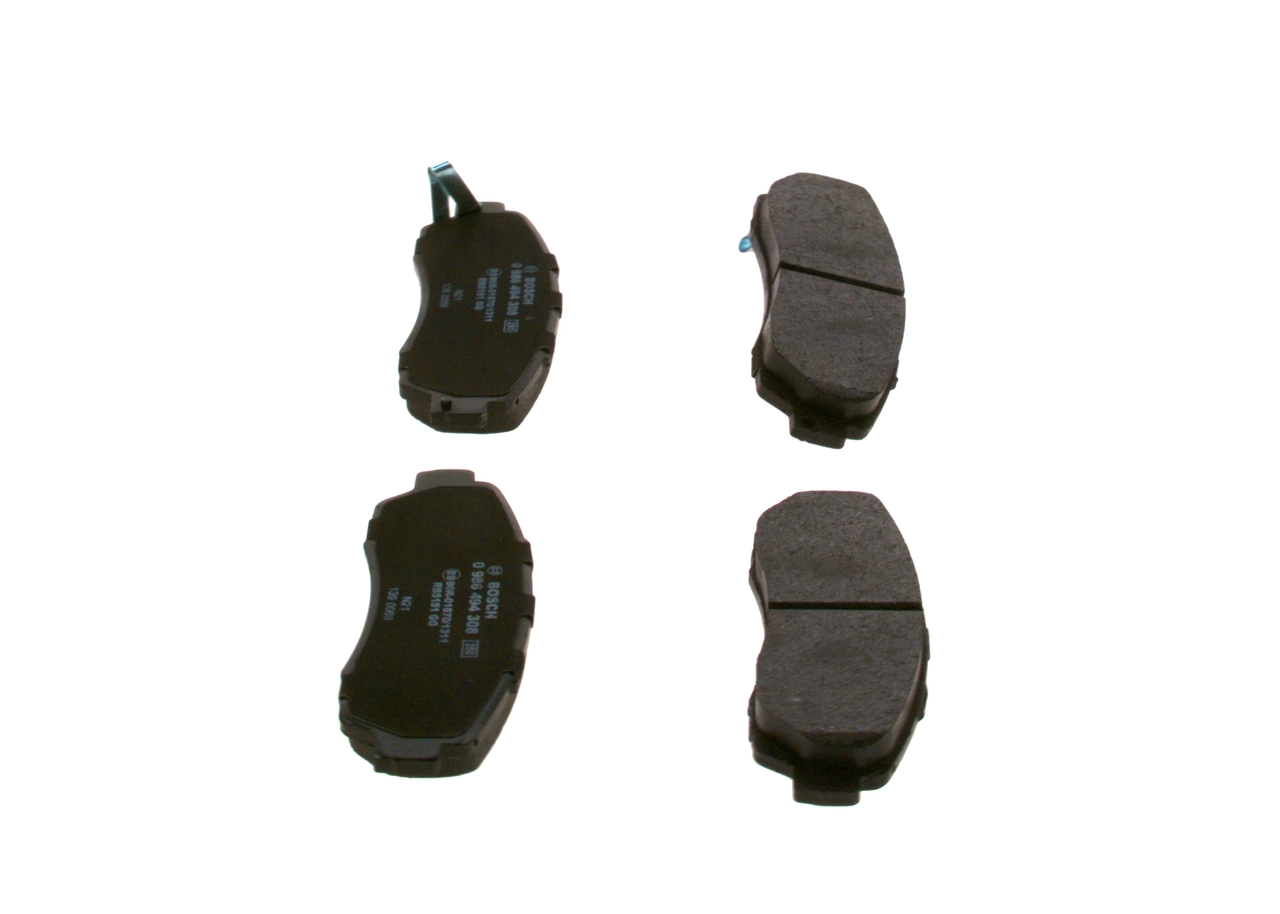 Do koszyka 0986494308 Bosch Klocki hamulcowe przednie tarczowe