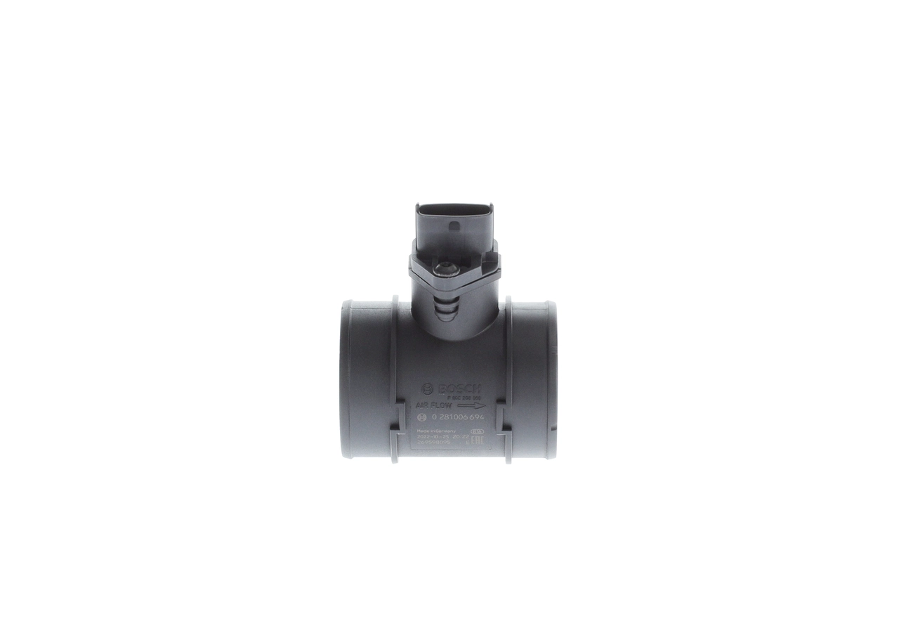 Czujnik przepływu powietrza, przepływomierz powietrza M.A.F. 0281006694 Bosch