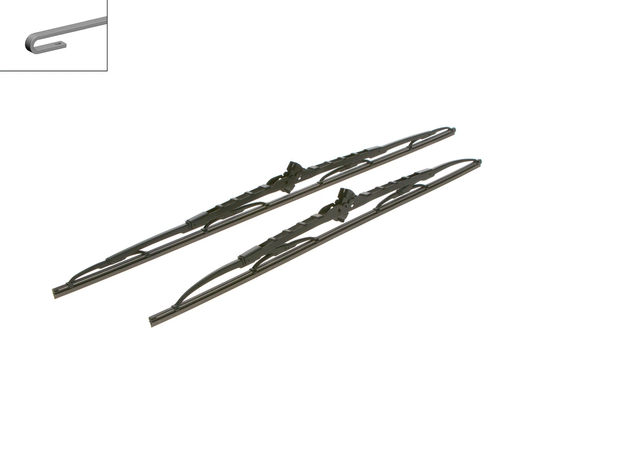 Do koszyka 3397010302 Bosch Pióro wycieraczki szyby przedniej, zestaw (2 szt.)