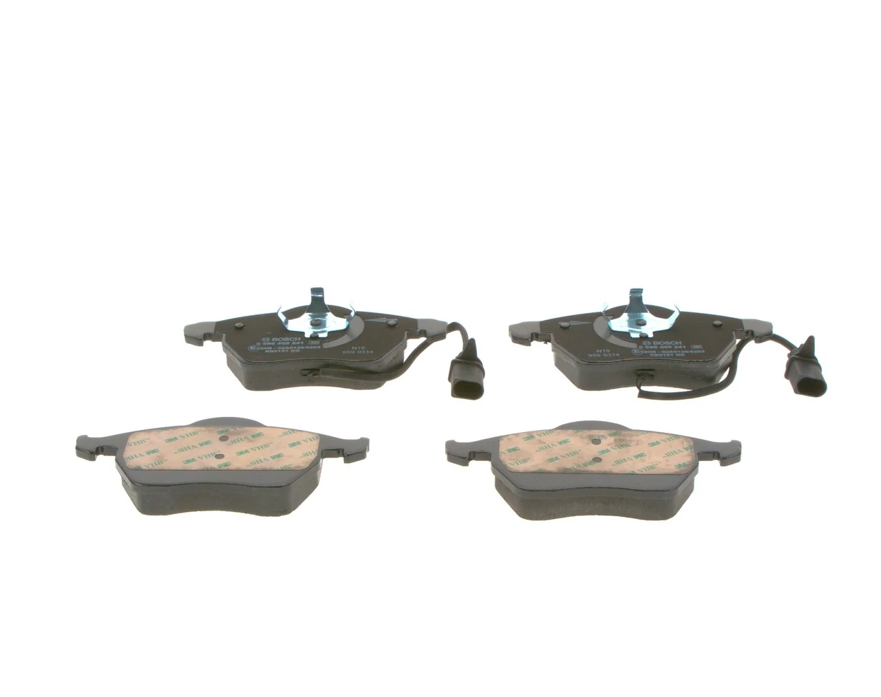 Klocki hamulcowe przednie tarczowe Bosch 0986495241 cena, od 32,19 USD