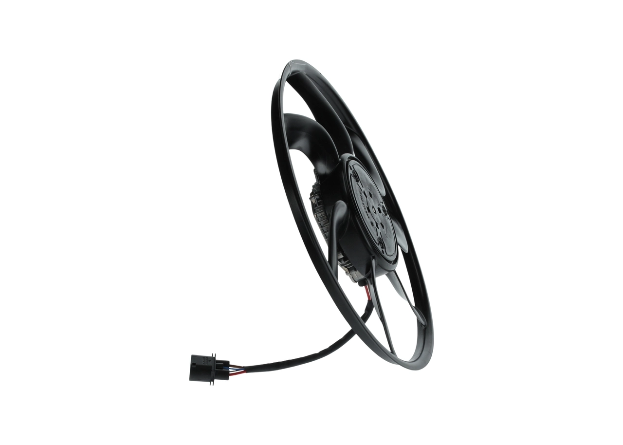 Do koszyka 0986338600 Bosch Wentylator elektryczny układu chłodzenia kompletny (silnik+wirnik)