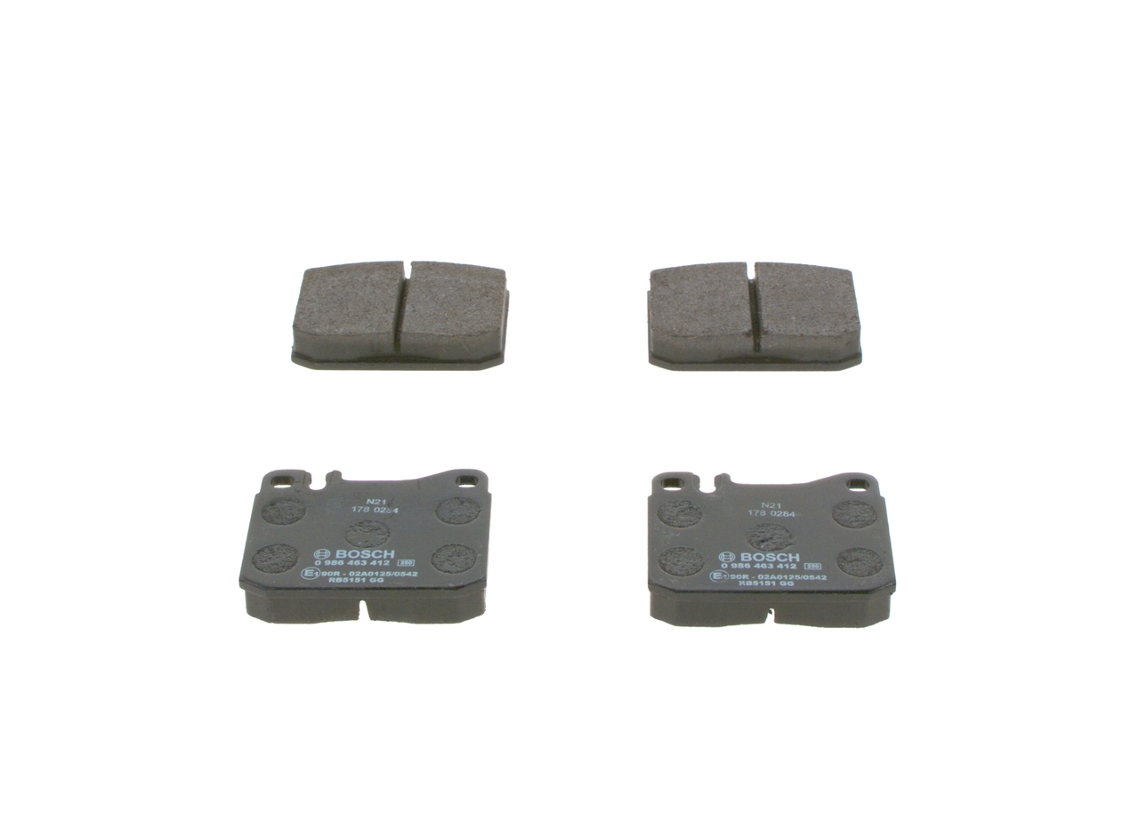 Klocki hamulcowe przednie tarczowe Bosch 0986463412 cena, od 25,42 USD