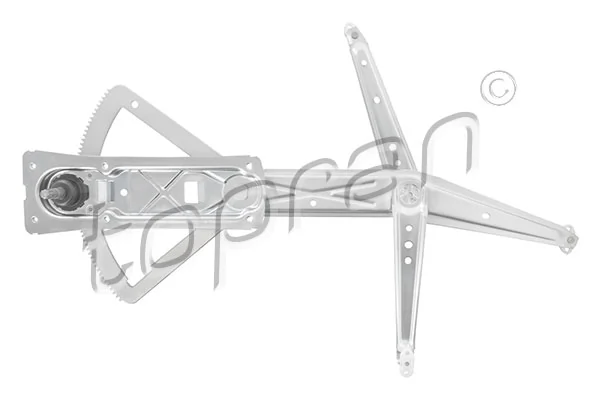 Mechanizm podnoszenia szyby drzwi przednich lewych do Opel Corsa S93
