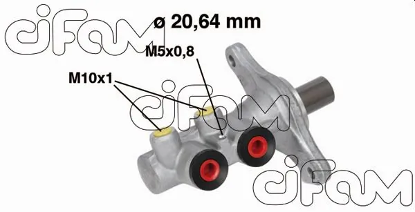Główny cylinder hamulców Fiat Panda II hatchback (169A) (2003 - 2013) cena, od 54,74 USD