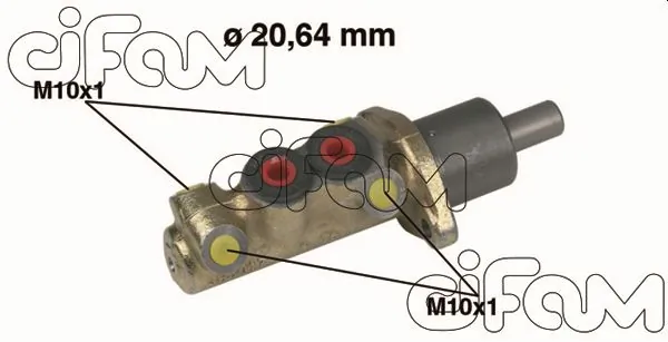 Do koszyka Główny cylinder hamulców Volkswagen Polo II 86C