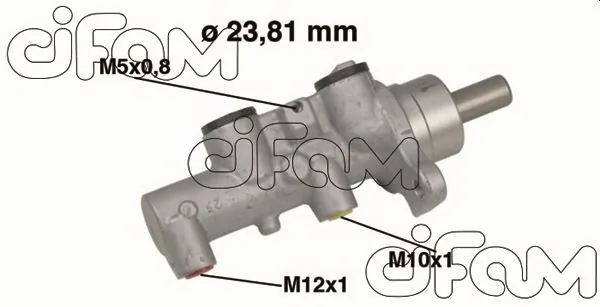 Główny cylinder hamulców Opel Meriva 