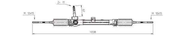Listwa kierownicza (maglownica) do Fiat Brava 182