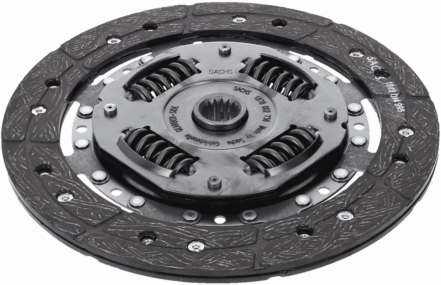 Zestaw sprzęgła (3 części) 3000951024 Sachs